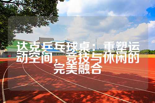 达克乒乓球桌：重塑运动空间，竞技与休闲的完美融合