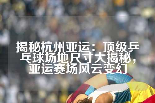 揭秘杭州亚运：顶级乒乓球场地尺寸大揭秘，亚运赛场风云变幻